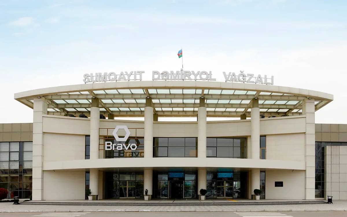 Sumqayıt şəhəri, vağzal binası